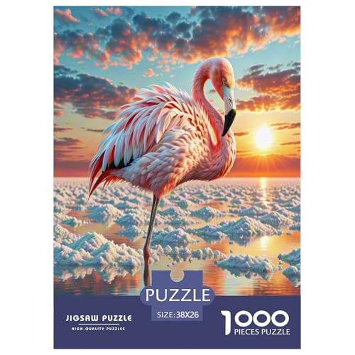 Flamingo Puzzle 1000 Teile Schwer Puzzle Spielzeug Lernspiel Impossible Wildtiere Herausforderungsspielzeug Für Erwachsene Und Kinder Ab 12 Jahren 38x26cm/1000pcs Flamingo Puzzle 1000 Teile Schwer Puzzle Spielzeug Lernspiel Impossible Wildtiere Herausforderungsspielzeug Für Erwachsene Und Kinder Ab 12 Jahren 38x26cm/1000pcs von NLAESGHOG