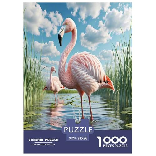 Flamingo Puzzle 1000-teilige Schwer Puzzle Spielzeug Lernspiel Impossible Wildtiere Herausforderungsspielzeug Für Erwachsene Kinder 38x26cm/1000pcs Flamingo Puzzle 1000-teilige Schwer Puzzle Spielzeug Lernspiel Impossible Wildtiere Herausforderungsspielzeug Für Erwachsene Kinder 38x26cm/1000pcs von NLAESGHOG