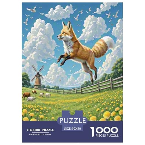 Fox Puzzles 1000 Teile Schwer Puzzle Spielzeug Lernspiel Impossible Wildtiere Herausforderung Spielzeug Für Erwachsene Kinder 70x50cm/1000pcs Fox Puzzles 1000 Teile Schwer Puzzle Spielzeug Lernspiel Impossible Wildtiere Herausforderung Spielzeug Für Erwachsene Kinder 70x50cm/1000pcs von NLAESGHOG