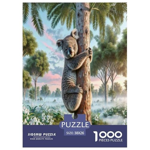 Koala Puzzle 1000 Teile Schwer Puzzle Spielzeug Pädagogisches Spiel Impossible Wildtiere Herausforderungsspielzeug Für Erwachsene Kinder 38x26cm/1000pcs Koala Puzzle 1000 Teile Schwer Puzzle Spielzeug Pädagogisches Spiel Impossible Wildtiere Herausforderungsspielzeug Für Erwachsene Kinder 38x26cm/1000pcs von NLAESGHOG