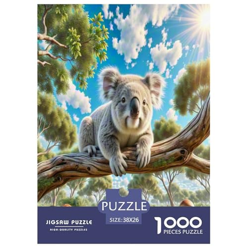 Koala Puzzle 1000-teilige Schwer Puzzle Spielzeug Lernspiel Impossible Wildtiere Herausforderung Spielzeug Für Erwachsene Und Kinder in Bewährter 38x26cm/1000pcs Koala Puzzle 1000-teilige Schwer Puzzle Spielzeug Lernspiel Impossible Wildtiere Herausforderung Spielzeug Für Erwachsene Und Kinder in Bewährter 38x26cm/1000pcs von NLAESGHOG