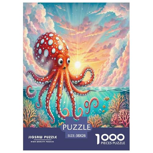 Octopus Puzzles 1000 Teile Schwer Puzzle Spielzeug Lernspiel Impossible Wildtiere Herausforderungsspielzeug Für Erwachsene Und Kinder Ab 14 Jahren 38x26cm/1000pcs Octopus Puzzles 1000 Teile Schwer Puzzle Spielzeug Lernspiel Impossible Wildtiere Herausforderungsspielzeug Für Erwachsene Und Kinder Ab 14 Jahren 38x26cm/1000pcs von NLAESGHOG
