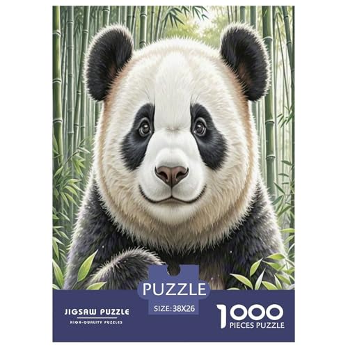 Panda Puzzle 1000-teilige Schwer Puzzle Spielzeug Pädagogisches Spiel Impossible Wildtiere Herausforderungsspielzeug Für Erwachsene Und Kinder Ab 14 Jahren 38x26cm/1000pcs Panda Puzzle 1000-teilige Schwer Puzzle Spielzeug Pädagogisches Spiel Impossible Wildtiere Herausforderungsspielzeug Für Erwachsene Und Kinder Ab 14 Jahren 38x26cm/1000pcs von NLAESGHOG
