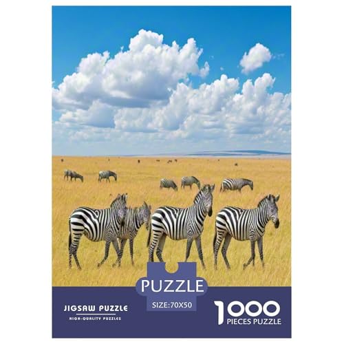 Zebra Puzzles 1000 Teile Schwer Puzzle Spielzeug Lernspiel Impossible Wildtiere Herausforderungsspielzeug Für Erwachsene Und Kinder Ab 14 Jahren 70x50cm/1000pcs Zebra Puzzles 1000 Teile Schwer Puzzle Spielzeug Lernspiel Impossible Wildtiere Herausforderungsspielzeug Für Erwachsene Und Kinder Ab 14 Jahren 70x50cm/1000pcs von NLAESGHOG