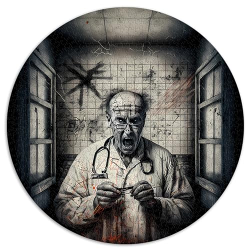1000 Teile Puzzle für Erwachsene, Horror-Kunst, schwierig, schwer, Premium-Recycling-Brett für Erwachsene, Kinder, Jungen, Mädchen, Geschenk, tolles Geschenk, 67 x 67 cm 1000 Teile Puzzle für Erwachsene, Horror-Kunst, schwierig, schwer, Premium-Recycling-Brett für Erwachsene, Kinder, Jungen, Mädchen, Geschenk, tolles Geschenk, 67 x 67 cm von NLEZIZ