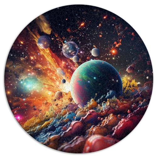 Puzzles, 1000 Teile, buntes Universum, Puzzle Erwachsene Kinder, 100% recycelter Karton, Puzzle Erwachsene, Lernspiel, Herausforderungsspielzeug, DIY-Puzzlespielzeug, 67,5 x 67,5 cm Puzzles, 1000 Teile, buntes Universum, Puzzle Erwachsene Kinder, 100% recycelter Karton, Puzzle Erwachsene, Lernspiel, Herausforderungsspielzeug, DIY-Puzzlespielzeug, 67,5 x 67,5 cm von NLEZIZ