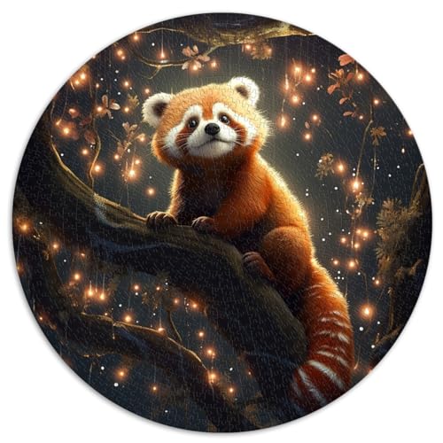 Puzzles Galaxy Red Panda Erwachsenenpuzzle 1000 Teile Premium 100% recyceltes Brett für Erwachsene Kinder ab 14 Jahren als Geschenk für die ganze Familie 67,5 x 67,5 cm von NLEZIZ