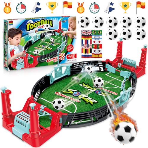 NLMWTI Tischkicker, Tischfussball Spiele, Interaktives Tischfußballspiel Kinder mit 8 Fußbälle Mini Tischkicker, Geschenk für Jungen | Familien-Brettspiel & Partyspaß für Groß & Klein NLMWTI Tischkicker, Tischfussball Spiele, Interaktives Tischfußballspiel Kinder mit 8 Fußbälle Mini Tischkicker, Geschenk für Jungen | Familien-Brettspiel & Partyspaß für Groß & Klein von NLMWTI