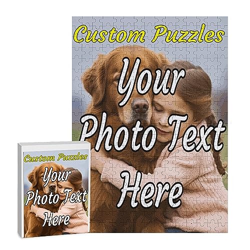 Personalisiertes Puzzle, personalisiertes Puzzle, individuelles Foto-Puzzle, 200/300/500/1000 Teile, individuelles Holzbild-Puzzle für Erwachsene und Kinder, Familien-Puzzle, Haustier-Puzzle Personalisiertes Puzzle, personalisiertes Puzzle, individuelles Foto-Puzzle, 200/300/500/1000 Teile, individuelles Holzbild-Puzzle für Erwachsene und Kinder, Familien-Puzzle, Haustier-Puzzle von NLWQEKV