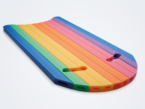 Schwimmbrett Comfy Twin Schwimmhilfe mit 2 Griffen | in Regenbogenfarben Schwimmbrett Comfy Twin Schwimmhilfe mit 2 Griffen | in Regenbogenfarben von NMC (Hersteller von synthetischer Schaumstoffe)