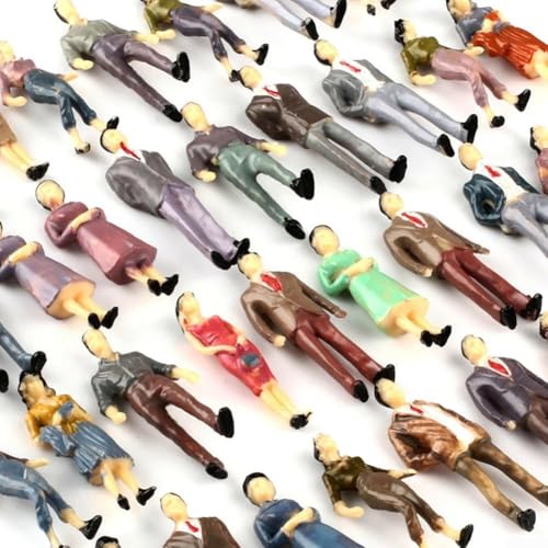 NMJHEVX 130 Stück O-Figuren im Maßstab 1:48, bemalte Miniatur-Figuren, stehende Personen, Passagiere mit 14 verschiedenen Posen, für Sandtisch, Modellbau, Szenendekoration,Posen Menschen NMJHEVX 130 Stück O-Figuren im Maßstab 1:48, bemalte Miniatur-Figuren, stehende Personen, Passagiere mit 14 verschiedenen Posen, für Sandtisch, Modellbau, Szenendekoration,Posen Menschen von NMJHEVX