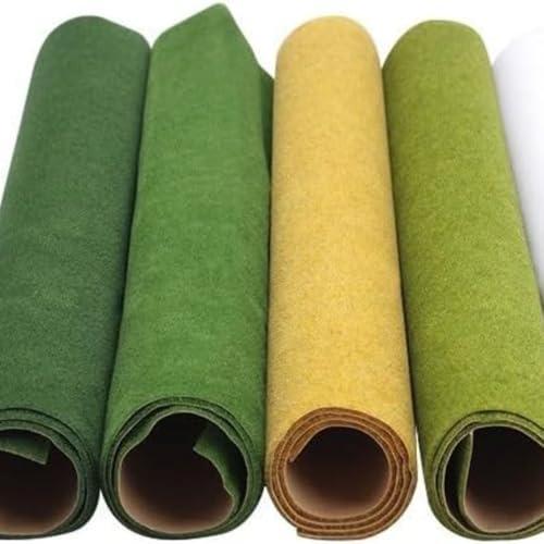 NMJHEVX Authentische Graslandschaftsmattenrollen für realistische Kriegsspiel-Landschaften, ideal für DIY-Sandtischprojekte, grün, 50 x 50 cm NMJHEVX Authentische Graslandschaftsmattenrollen für realistische Kriegsspiel-Landschaften, ideal für DIY-Sandtischprojekte, grün, 50 x 50 cm von NMJHEVX