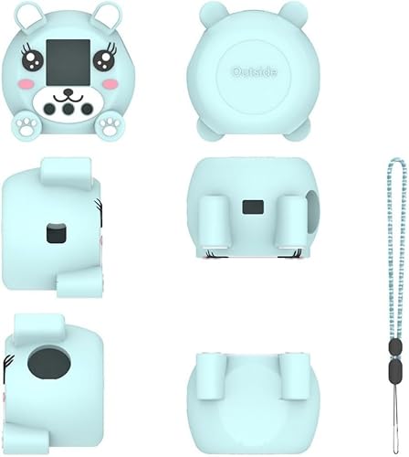 NMJHEVX Schutzhülle aus Silikon für Punirunes interaktives digitales Spielzeug, für virtuelle elektronische Haustiere, Zubehör, Touch-interaktives Spielzeug, Schutzhülle gegen Stürze (Blau) von NMJHEVX