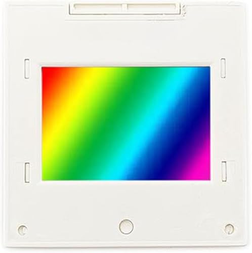 Transmissions-Beugungsgitter 80/300/600/1000/1200/1600 Linien/MM Für Spektroskopie Experimente 2MM PET/Kunststoff，Optisches Experiment (80lines/mm) von NMJHEVX