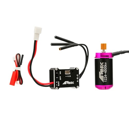 NMNRC 1224 Bürstenloser Motor mit 4500 kV und 25 A bürstenloser ESC für 1/24 Axial SCX24 AX24 Upgrades Part NMNRC 1224 Bürstenloser Motor mit 4500 kV und 25 A bürstenloser ESC für 1/24 Axial SCX24 AX24 Upgrades Part von NMNRC