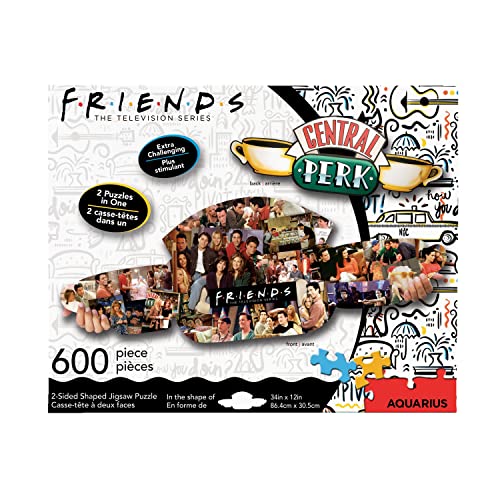 NMR Distribution 75029 Central Perk Double Face Puzzle 600P 86X30 Cm, White, One Size von AQUARIUS