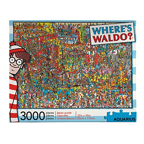 AQUARIUS 68507 Wo ist Waldo Toys Where's Puzzle, Mehrfarbig von AQUARIUS