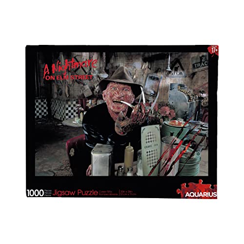 AQUARIUS A Nightmare On Elm Street Puzzle (1000 Teile Puzzle) – Offiziell lizenziertes NOES Merchandise & Sammlerstücke – 50,8 x 71,1 cm von AQUARIUS