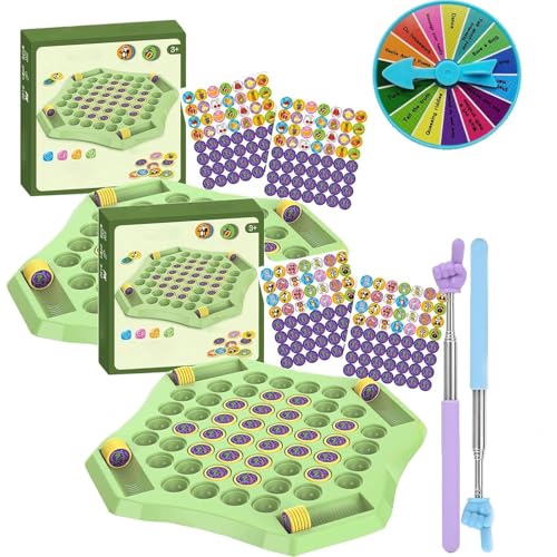 Flipfun Flip Match Board Game, 2026 New Memory Flip Game for Kids, Memory Chess Over Card Board, Animal & Fruit Themed Matching Tiles, Educational Toy for Kid and Family Party Gathering (2Mix) von NNBWLMAEE