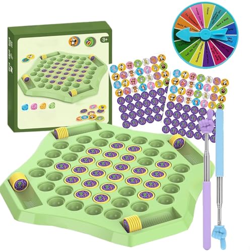Flipfun Flip Match Board Game, 2026 New Memory Flip Game for Kids, Memory Chess Over Card Board, Animal & Fruit Themed Matching Tiles, Educational Toy for Kid and Family Party Gathering (Animals) von NNBWLMAEE