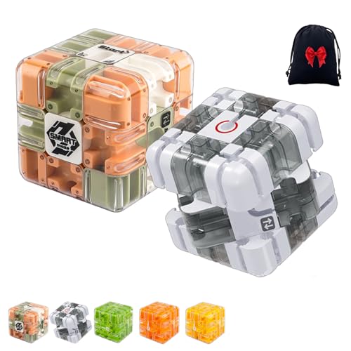 Großes Labyrinth 3D Puzzle Würfel - Spannendes Logikspiel Für Erwachsene & Kinder, Pädagogisches Konzentrationsspiel Geschenk Zur Stresslinderung (2D) von NNBWLMAEE