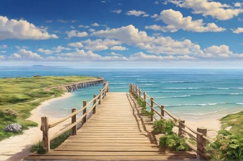 Holz Erwachsenen Kind Puzzle 1500 Stück Puzzle Strandlandschaft Mit Holzbrücke Am Meer Klassiker Wohnkultur Kunstwerk Kreative Spiele Sammlung Geschenke Holz Erwachsenen Kind Puzzle 1500 Stück Puzzle Strandlandschaft Mit Holzbrücke Am Meer Klassiker Wohnkultur Kunstwerk Kreative Spiele Sammlung Geschenke von NNNGTAOCER