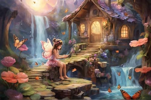 Puzzle 1000 Teile Holzpuzzle Für Erwachsene Elfenmädchen In Der Hütte Geld Klassiker Wohnkultur Kunstwerk Kreative Spiele Sammlung Geschenke Puzzle 1000 Teile Holzpuzzle Für Erwachsene Elfenmädchen In Der Hütte Geld Klassiker Wohnkultur Kunstwerk Kreative Spiele Sammlung Geschenke von NNNGTAOCER