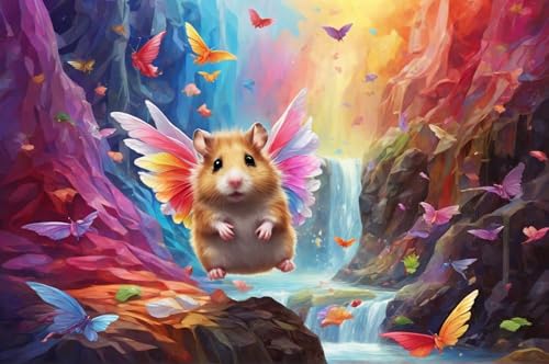 Puzzle 1500 Teile Puzzles Für Hölzern Erwachsene DIY 3D Hamster Fliegen Über Einen Wasserfall Das Entfesselt Kreativität Home Decor Artwork Kreative Spiele Sammlung Geschenke Puzzle 1500 Teile Puzzles Für Hölzern Erwachsene DIY 3D Hamster Fliegen Über Einen Wasserfall Das Entfesselt Kreativität Home Decor Artwork Kreative Spiele Sammlung Geschenke von NNNGTAOCER