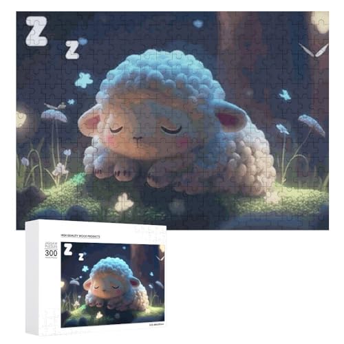 Schaf Puzzles Erwachsene Kreatives Puzzle Geburtstagsgeschenk Puzzle Für Jugendliche Und Erwachsene 1000-Teile-Puzzle Für Erwachsene (Puzzle 9,520pcs (52x38cm)) von NNSECC