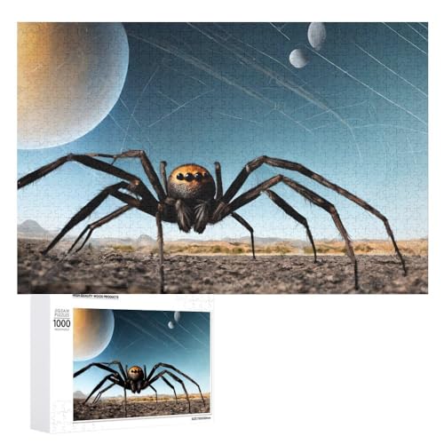 Spinne Puzzle Spinne Puzzle Für Erwachsene,1000-teiliges Puzzle,Für Die Ganze Familie Geschenke (Puzzle 7,1000pcs (75x50cm)) von NNSECC