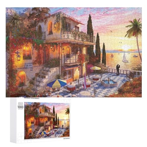 Strand-Shop Puzzles 1000 Teile Puzzle Strand Puzzle Für Erwachsene Kinder Kunst GemäLde RäTsel Fantasy Anspruchsvoll Schwierig Jigsaw Puzzle (Puzzle 11,500pcs (52x38cm)) von NNSECC