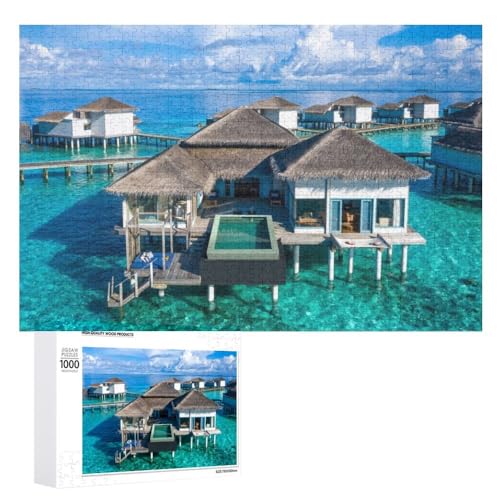 Strand-Shop Puzzles 1000 Teile Puzzle Strand Puzzle Für Erwachsene Kinder Kunst GemäLde RäTsel Fantasy Anspruchsvoll Schwierig Jigsaw Puzzle (Puzzle 3,500pcs (52x38cm)) von NNSECC