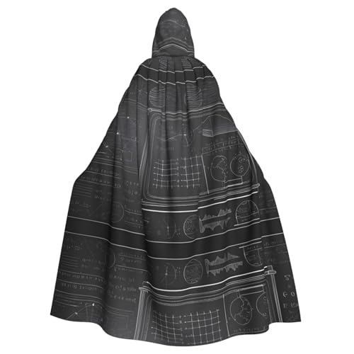 NNSOOD Blackboard Math Prints Kapuzenumhang für Erwachsene, für Halloween-Kostümpartys und mehr NNSOOD Blackboard Math Prints Kapuzenumhang für Erwachsene, für Halloween-Kostümpartys und mehr von NNSOOD