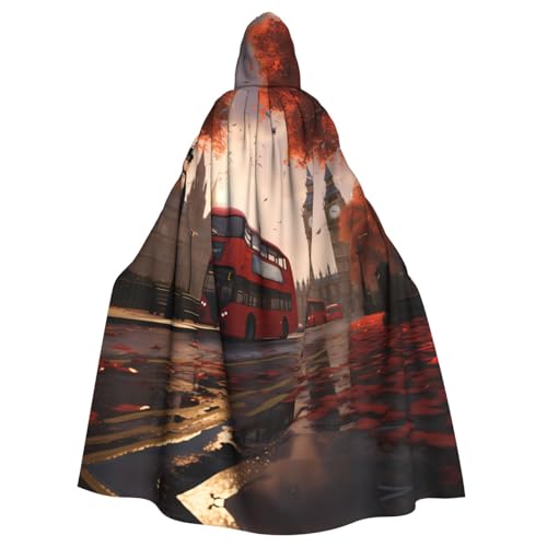 NNSOOD London Prints Kapuzenumhang für Erwachsene, für Halloween-Kostümpartys und mehr NNSOOD London Prints Kapuzenumhang für Erwachsene, für Halloween-Kostümpartys und mehr von NNSOOD