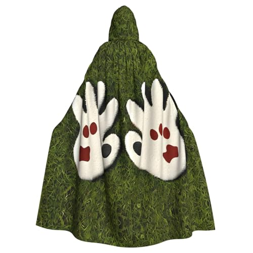 NNSOOD Umhang mit Kapuze für Erwachsene, Pfotenabdrücke, für Halloween-Kostümpartys und mehr NNSOOD Umhang mit Kapuze für Erwachsene, Pfotenabdrücke, für Halloween-Kostümpartys und mehr von NNSOOD