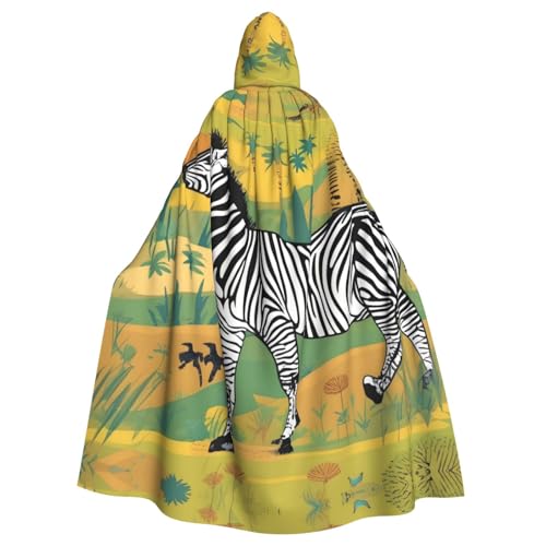 NNSOOD Umhang mit Kapuze für Erwachsene, Safari-Druck, für Halloween-Kostümpartys und mehr NNSOOD Umhang mit Kapuze für Erwachsene, Safari-Druck, für Halloween-Kostümpartys und mehr von NNSOOD
