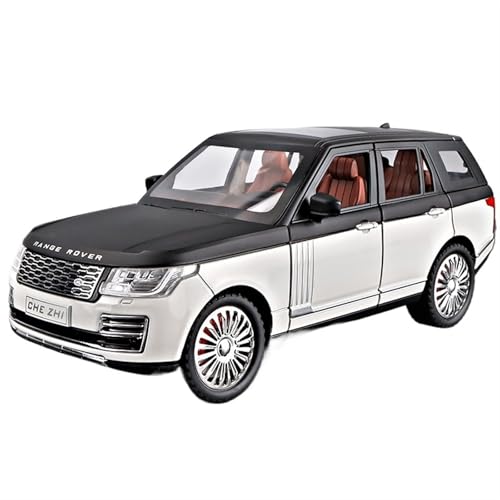For 1/24 RANGEROVER Off-road Spielzeugauto Legierung Automodell Simulation Legierung Automodel Spielzeug Sammlung Ornamente(White) von NNYIMJ
