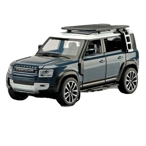 NNYIMJ Für 1/24 2024 Defender 110 Auto Nachahmung echter Legierung Auto Modell Ornamente Spielzeug Legierung Auto Simulation Auto (Blau) von NNYIMJ
