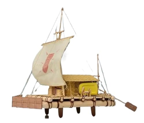 NNYIMJ for 1:18 15,8" 402mm Holzmodellschiff-Bausatz Shicheng Kon-Tiki Floß von NNYIMJ