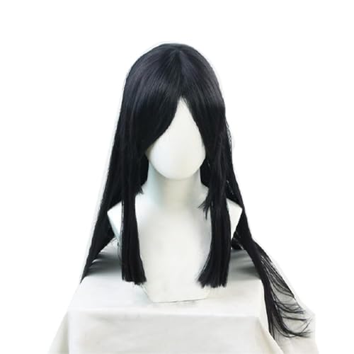 NOAFUNZO Anime Nakime Cosplay Kostüm Set Schwarze Robe Cosplay Maske Halloween Karneval Party Kostüm Bühnenaufführung Outfits (Perücke, Einheitsgröße) von NOAFUNZO