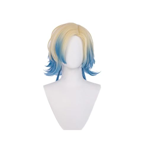 NOAFUNZO BLUE LOCK Cosplay-Kostüm Reo Mikage Seishiro Nagi Sportbekleidungs-Set Rin Itoshi Fußball Trainingsanzug Anime Cosplay Halloween Kostüm Outfits (Perücke 3, Einheitsgröße) von NOAFUNZO