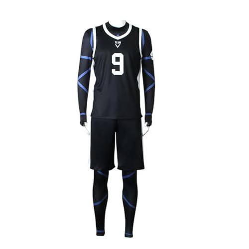 NOAFUNZO BLUE LOCK Cosplay Kostüm Reo Mikage Seishiro Nagi Sportbekleidungsset Rin Itoshi Fußball Trainingsanzug Anime Cosplay Halloween Kostüm Outfits (Reo Mikage, XXL) von NOAFUNZO