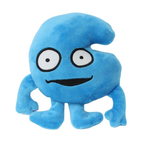 NOAFUNZO Battle for Dream Island Weiches Anime-Kissen mit Knopf/Alarm/Ventilator/Zahl, Cartoon-Spielfigur, gefülltes Wurfkissen, Sofa, Heimdekoration, Kollektion (Typ 2) von NOAFUNZO