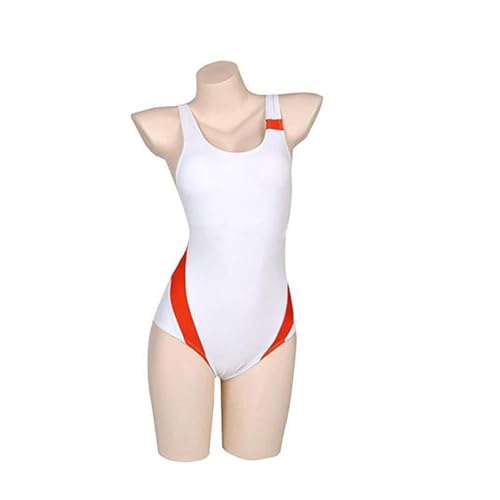 NOAFUNZO DARLING in the FRANXX Badeanzug Zero Two Cosplay Weiß Bademode Halloween Cosplay Party Kostüm Verkleidung Party Outfits (Zero Two, S) von NOAFUNZO