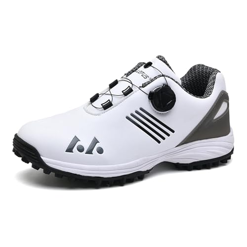 NOAFUNZO Herren-Golfknopf, wasserdicht, leicht, Grau, Größe 39 von NOAFUNZO