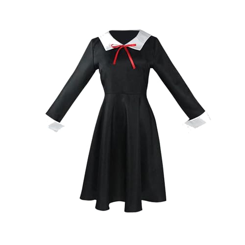 NOAFUNZO Kaguya-Sama: Love is War Shinomiya Kaguya Cosplay-Kostüm, Halloween-Outfit, Anime-Schuluniform, Kleid-Set für Damen (langärmelig, XS) von NOAFUNZO