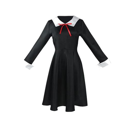 NOAFUNZO Kaguya-Sama: Love is War Shinomiya Kaguya Cosplay-Kostüm, Halloween-Outfit, Anime-Schuluniform-Kleid-Set für Damen, langärmelig, Größe XL von NOAFUNZO