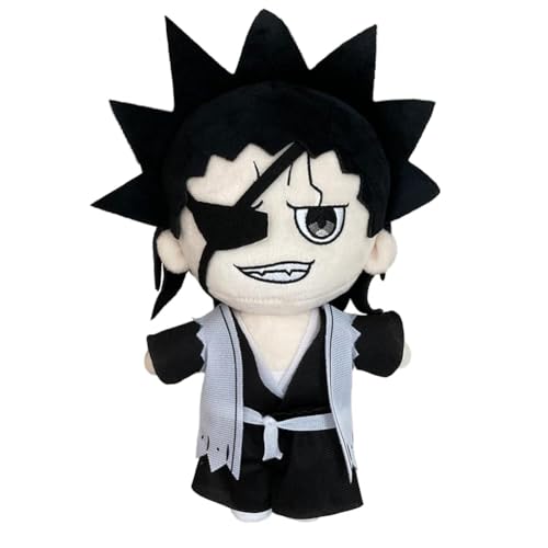 NOAFUNZO Kuchiki Rukia Kissen mit weichen Figuren, 20 cm, Anime, gefülltes Dekokissen, Auto, Sofa, Ornamente, Heimdekoration, Kollektion (Zaraki Kenpachi) von NOAFUNZO