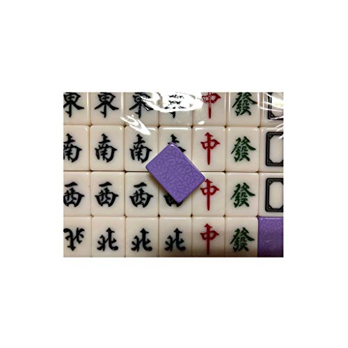 NOALED Chinesisches Spielset, tragbare 144 Spielsteine aus Acrylmaterial Mah-Jongg, Majong-Spielsets für Reisen, Partys, Familienspielsteine von NOALED