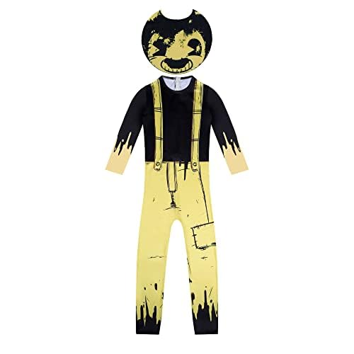 NOALED The Ink Machine Kostüm für Kinder, Halloween-Party für Jungen, Cosplay-Outfits mit Vollkopfmasken, 5–12 Jahre NOALED The Ink Machine Kostüm für Kinder, Halloween-Party für Jungen, Cosplay-Outfits mit Vollkopfmasken, 5–12 Jahre von NOALED